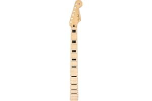 Fender Player Series Stratocaster Neck, Modern C, 22 Medium Jumbo Frets, Maple Fingerboard, with Block Inlays
