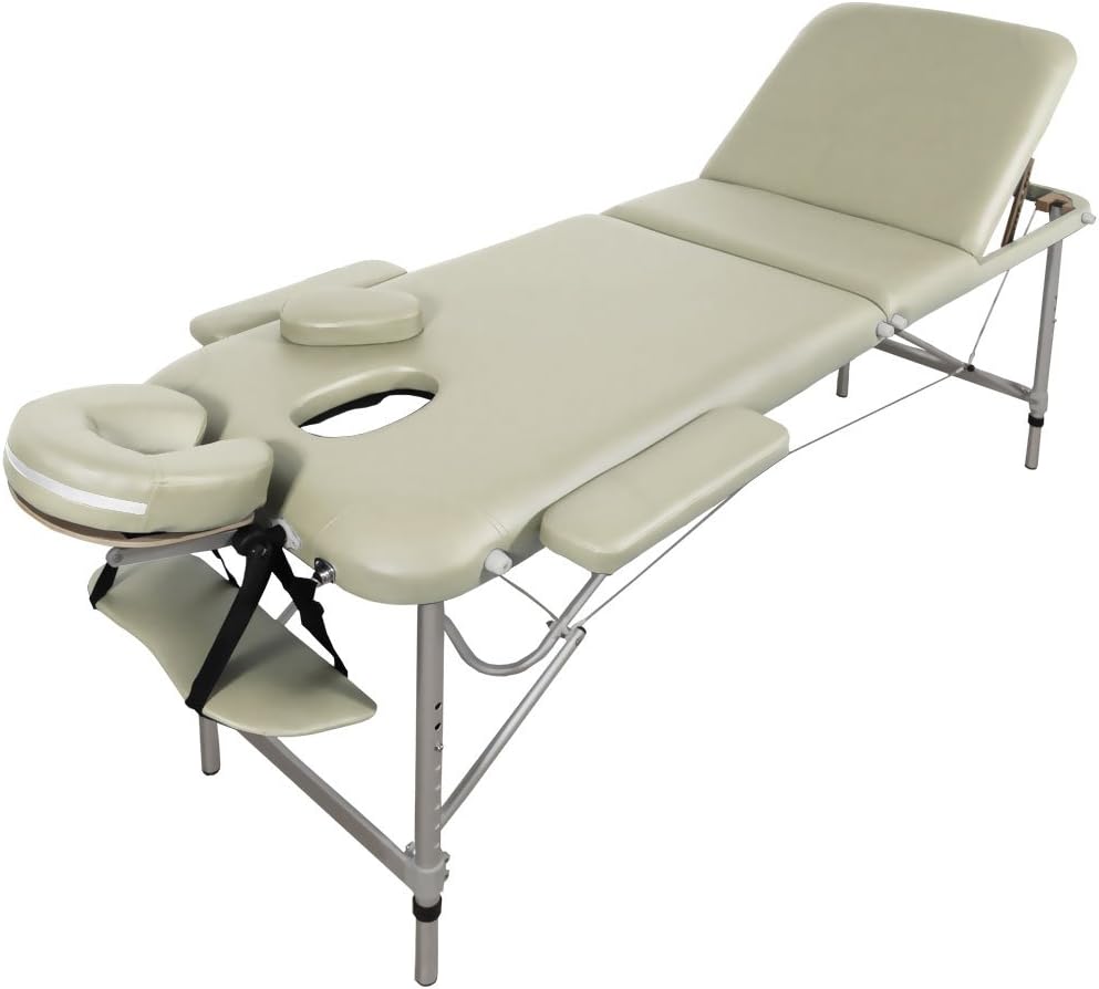 Aluminium Lightweight 11kg 3 sections Portable Massage Table