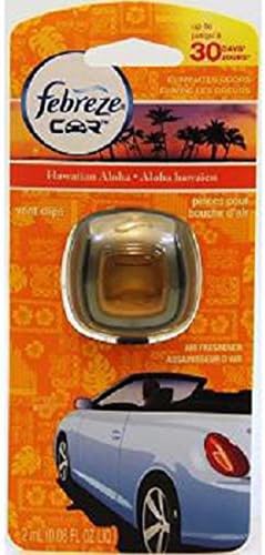 Product Of Febreze , Car Vent Clip Hawain Aloha, Count 1 (0.06 oz ) - Auto Air Freshner / Grab Varieties &amp; Flavors