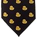 Retreez Classic Rubber Duck Woven Microfiber Men's Tie - Black