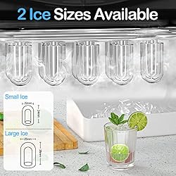 SPECILITE Ice Makers Countertop, Compact Ice