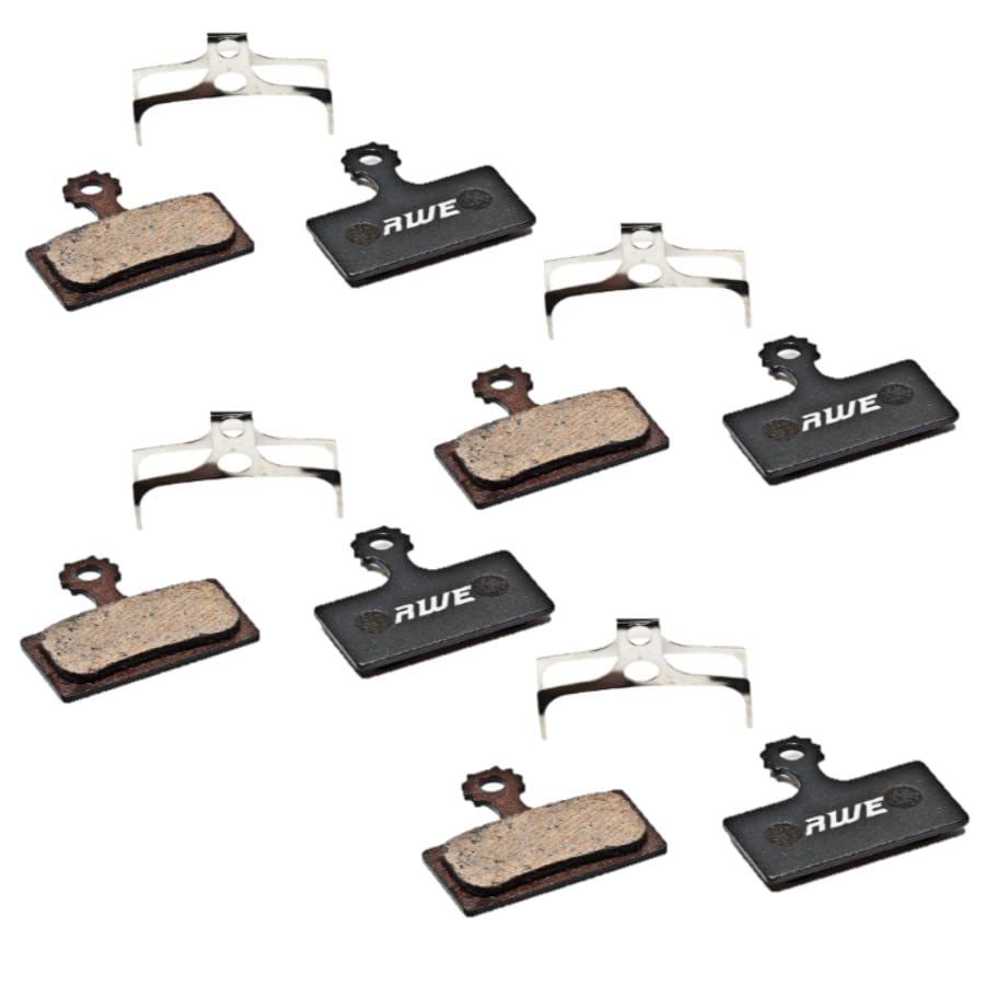 AWE X 4 Semi Metallic Disc Brake Pads Compatible with Shimano Deore