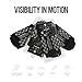 High Reflective Cycling and Running Socks - Night Safety Running Gear (Shoe Size Below 11)
