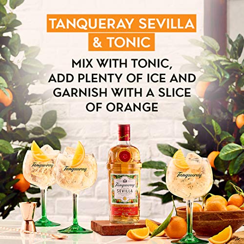 Tanqueray Flor de Sevilla |Destillierter Gin |mit Orangengeschmack | aromatisiert | 5-fach destilliert auf englischem Boden | 41.3% vol |700ml Einzelflasche | – Bild 5
