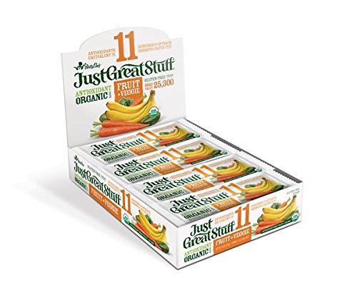 Betty Lou's Inc. Bar, Og, Fruit&Veggie, 1.50-Ounce (Pack of 12)