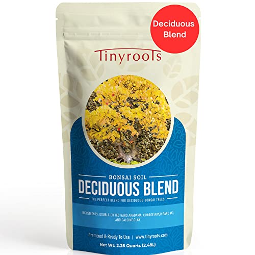 Deciduous Bonsai Soil Blend Mix 2 Quarts, Organic Bonsai Dirt