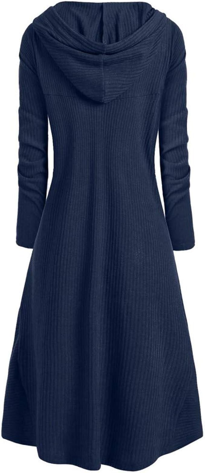 high low hooded sweater