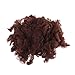 40 Pieces Coffee 50cm Invisible Hair Net Elastic Mesh Hair Bun Nets Bun Cover For Gym Ballet