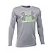 Under Armour Boys Breakthrough Logo Long Sleeve Tee, True Gray Heather, Youth Medium