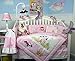 SoHo Royal Princess Baby Crib Nursery Bedding Set 13 pcs included Diaper Bag with Changing Pad & Bottle Case