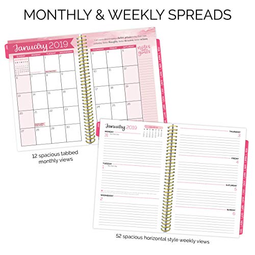 image for bloom daily planners 2019 Calendar Year Day Planner - Passion/Goal Org