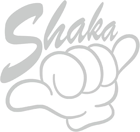 Amazon Sticker Shop Haru シャカサイン ステッカー シルバー ステッカー デカール 車 バイク