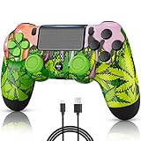 Wiv77 Wireless Ps4 Controller Green Camo Compatible