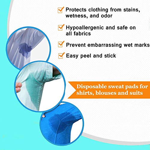 StillCool Underarm Armpit Sweat Pads Shield Dress Shields Sweat Guard Perspiration Absorbing Absorbent (200 Pcs)