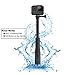 Luxebell Selfie Stick Adjustable Telescoping Monopod Pole for Gopro Hero 7 6 5, Session 5, Hero 4/3+/3/2 Fusion (Black)