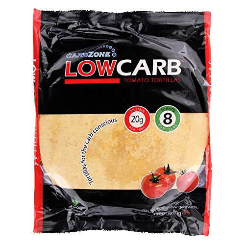 Low Carb Tortilla Tomato 320 g (Pack of 2) - CarbZone