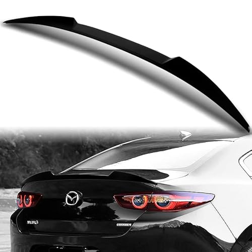 HYPERSPEED WPower Trunk Spoiler Wing Lid Rear Tail Lip kit ABS VStyle