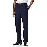 Soojun Men's Cotton Relaxed Fit Full Elastic Waist Twill Pants