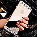 Creazy Bling Diamond Mirror Back TPU Soft Case Cover For iPhone 6/6S Plus 5.5inch (Gold)
