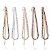 12 Pieces Rhinestone Crystal Bobby Pins Double Row Rhinestone Hair Barrette Clip Metal Hair Pins for Women Girls (Style C)