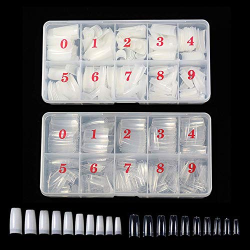 Acrylic Nail Tips French Acrylic Nails 1000pcs Artificial False Nails