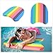 Anleo Foam Swimming Kickboard 3pcs for Kids Children Team Swimming Training EVA Floating Kickboards Plate Rainbow Color (Rainbow)