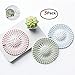 Shower Drain Covers Hair Catcher Hair Stopper for Bathroom and Kitchen, Rubber Sink Strainer Silicone Filter Home Drain Cover(3Pack)