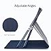 ESR Case for iPad Air 2,Smart Case Cover PU Leather Case Tree Texture Ultra Slim Auto Wake & Sleep Function with Blue and Brown Streak Pattern for iPad Air 2,Knight