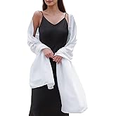 SWAT PANY Womens Scarf Pashmina Shawls and Wraps for Evening Dresses Like Chiffon Silk Scarf for Bridal Weddings