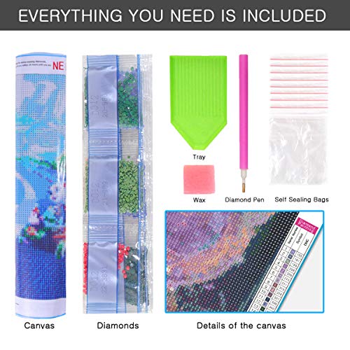 NEILDEN Diamond Painting,Full Round Drill 5D DIY Diamond Art Kits for Adults,Perfect for Gifts and Home Wall Decor 12\