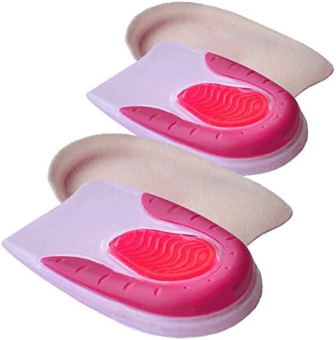 Medipaq Girls / Ladies Soft Gel Heel Supports (Two Pairs) - Walk More Comfortably, All Day Long! Instant Pain Relief For Tired Feet And Damaged Heels