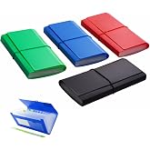 4 Pack Receipt Organizer, 13 Pocket Small Accordion File Folder for Coupons | 5.5" x 10.4", Multicolor,Plastic,Coupon Organizer,Expanding File folder For Checks