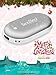 Senlleo Rechargeable Hand Warmer, 5200mAh PowerBank : Larger Capacity and Double-Sided Pocket Warmer Compatible with iPad iPhone Samsung All Android Smartphone, Winter Gift for Men Women(Silver)