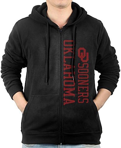 Mens Oklahoma Sooners Zipped Sweatshirt