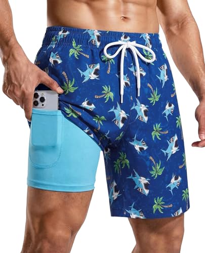 CoozySphere Mens Board Shorts 1 Compression Liner