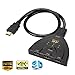 HDMI Switch,HDMI Splitter,3 Port 4K HDMI Switcher 3 in 1 Out with High Speed Switch Splitter Pigtail Cable Supports Full HD 4K 1080P 3D