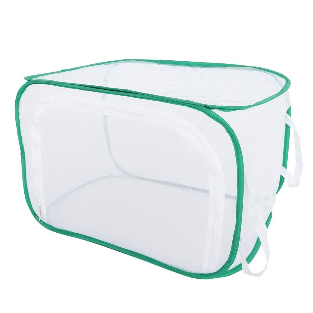 Fdit Large Butterfly Cage,Collapsible Caterpillar Habitat Collapsible Insect and Butterfly Habitat Mesh Cage with Zipper Butterfly House(40 * 40 * 60cm)