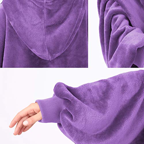 HOMELEX Sweatshirt Blanket Hoodie Wearable Blanketed Warmth, Softest