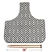 Teamoy Knitting Tote Bag, Travel Project Wrist Bag for Knitting Needles(14inches), Yarn and Crochet Supplies, Lightweight, Perfect Size for Knitting on The Go (Large, Arrow)