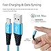 Bynccea Micro USB Cable Fast Charge,Nylon Braided Android USB Cable 6FT 5-Pack Phone Charging Cord Compatible with Samsung Galaxy S6 S7 Edge J3 J7,LG,HTC,Motorola,Sony,Xbox One,PS4