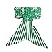 NOPTEG Mermaid Tail Blanket Crochet Knitted Living Room Sleeping Bag Birthday Gift for Kids 59inch x31.5 inch (Reindeer Snowflake,Green)