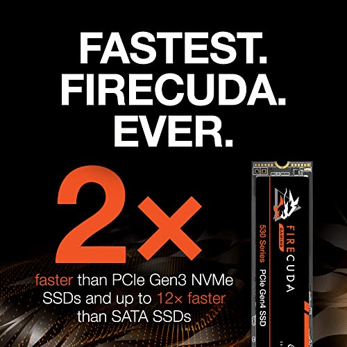 Seagate FireCuda 530 2TB Solid State Drive M.2 PCIe Gen4 ×4 NVMe 1.4