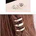 Ximimark 1 Set(15 Pcs) Dreadlock Beads Dread Hair Braid Cuff Tube Clip Adjustable Hair Rings Set,Golden,Silvery,Bronze