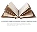 Traveler Notebook Leather Small Journal Notebook,Flowers Embossed Vintage Notebook, Gift for Men & Women, Perfect to write in,5.3