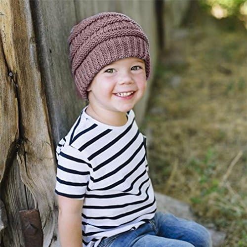 Baby Hat,New Hot Sale Boy Girls Warm Crochet Caps Winter Wool Knit Ski Beanie Skull Slouchy Hat by Neartime