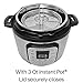 STEAMER INSERT FOR 3 + QUART INSTANT POT or PRESSURE COOKER ACCESSORIES (STEAMER) / INSERT PANs/RACK with 2 insert pans and a GRIPPER