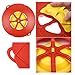2Pcs Spill Stopper Lid Cover, Boil Over Safeguard, 10.2 inch Silicone Spill Stopper Pot Pan Lid, Multi-Function Cooking Tool, Kitchen Gadgets, for Cooking Cover, Parents, Friends, Green& Red