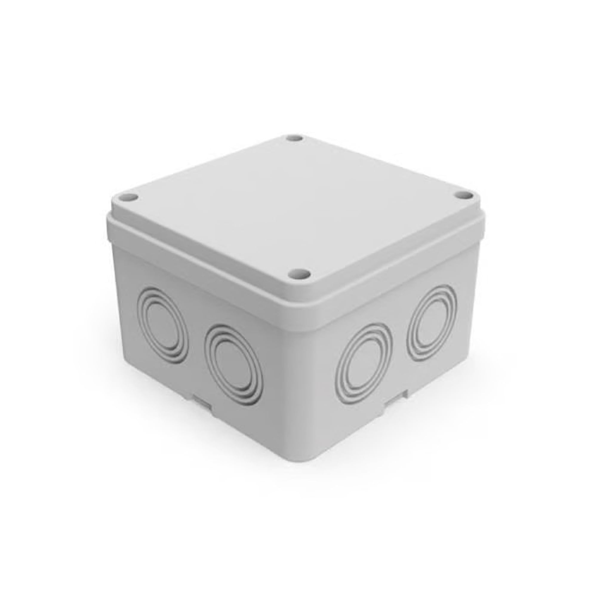 huzur elektrik Junction Box Waterproof Junction Box Electrical Connection Boxes Plastic Case Wiring Distribution Box Surface-Mounted (11 x 11 x 7.4 cm)