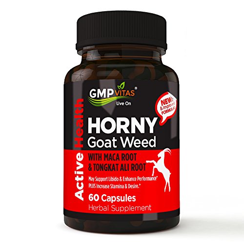 UPC 850036005841, Natural Horny Goat Weed Extract For Men &amp; Women - Herbal Complex Blend Supplement 100% Maca Root and Tongkat Ali Powder - 1000mg Epimedium &amp; 10mg Icariins per Serving 60 Capsules