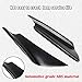 Alpha Racing Ruien Universal 4 PCS Plastic Car Front Bumper Canard Splitter Canards Exterior Black